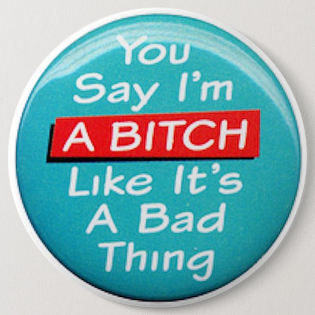 COLOSSAL Humorous, 6 inch Backpack Pins buttons (Front)