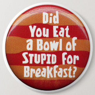 COLOSSAL Humorous, 6 inch Backpack Pins buttons