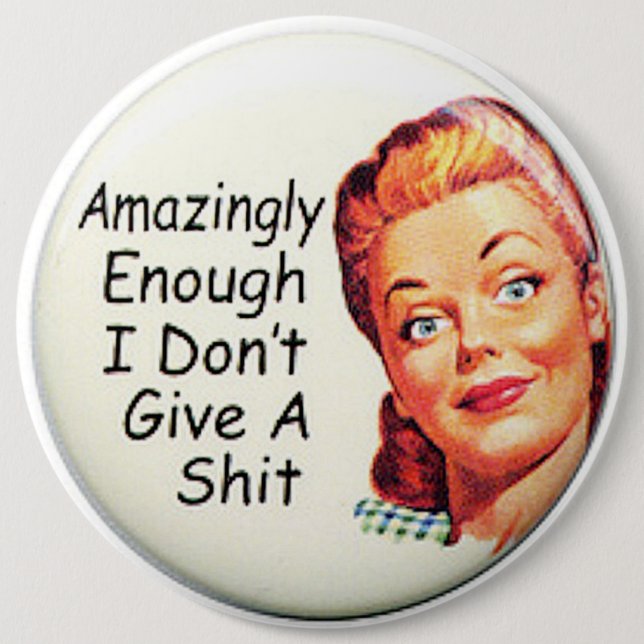 COLOSSAL Humorous, 6 inch Backpack Pins buttons (Front)