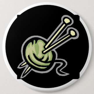 COLOSSAL Knitting, 6 inch Pins buttons