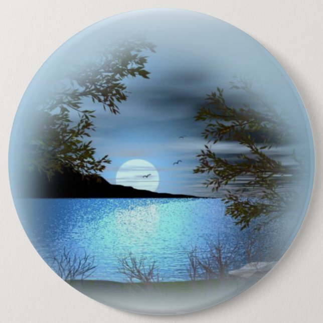 COLOSSAL Lake Beach, 6 inch Pins buttons (Front)