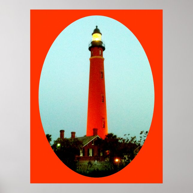 Colossal Lighthouse Daytona o 52" x 72" Giclée Art Poster (Front)