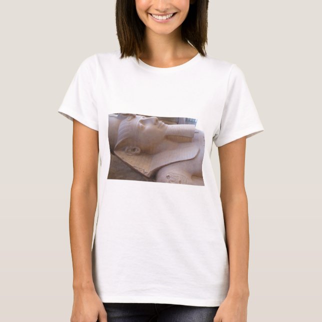 Colossal limestone statue of Ramses II Memphis T-Shirt (Front)