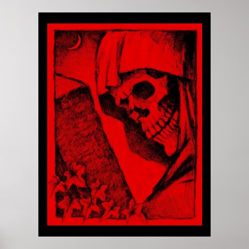 Colossal Red Skull Poster