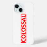 Colossal Stamp iPhone 15 Case