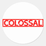 Colossal Stamp Classic Round Sticker