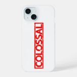 Colossal Stamp iPhone 15 Case