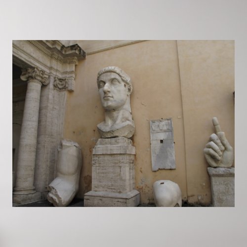 Colossal statue of Constantine Rome 315_220 Poster