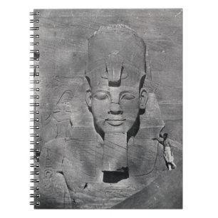 Colossal statue of Ramesses II at Abu Simbel, 1850 Notebook