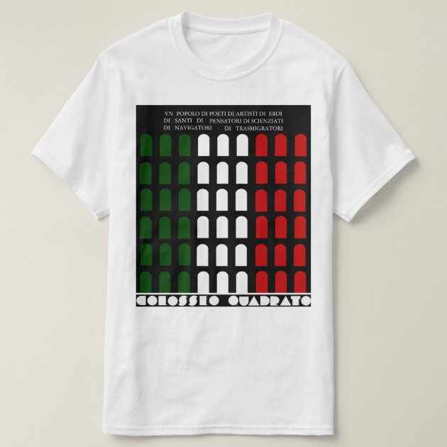 COLOSSEO QUADRATO ITALIA T-Shirt | Zazzle.com
