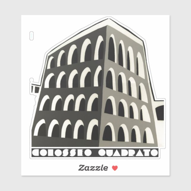COLOSSEO QUADRATO STICKER (Sheet)