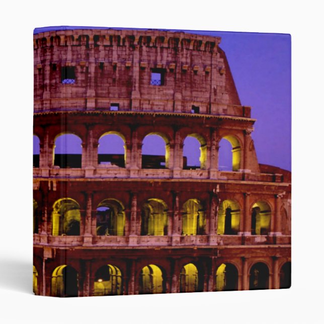 Colosseo (Rome) 3 Ring Binder (Front/Spine)
