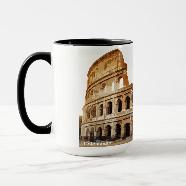 Colosseum Amphitheater Rome Italy Mug (Left)
