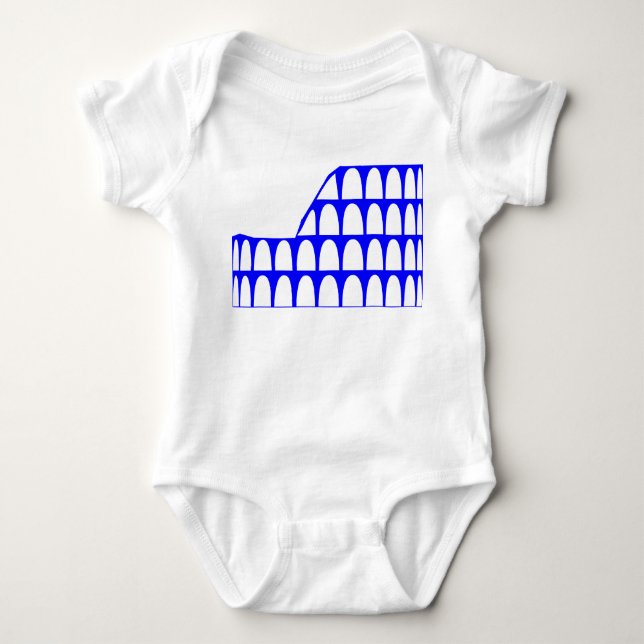 Colosseum Baby Bodysuit (Front)