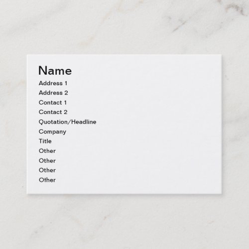 Colosseum Business Card