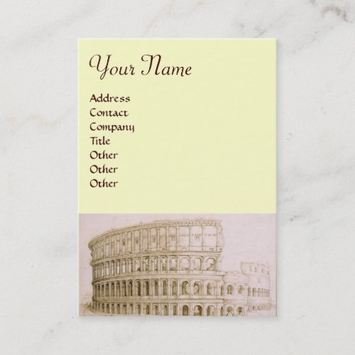 COLOSSEUM Classic ArchitectureArchitect Ivory Business Card