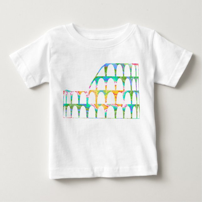 Colosseum - Color Texture Baby T-Shirt (Front)