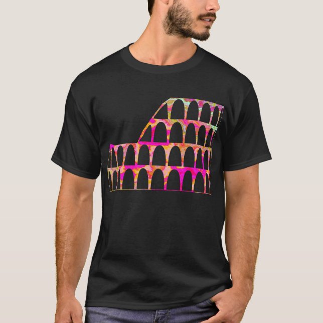 Colosseum - Color Texture T-Shirt (Front)