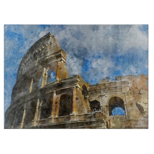 Colosseum in Ancient Rome Italy Cutting Board