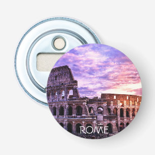 Colosseum in Rome at sunset Bottle Opener