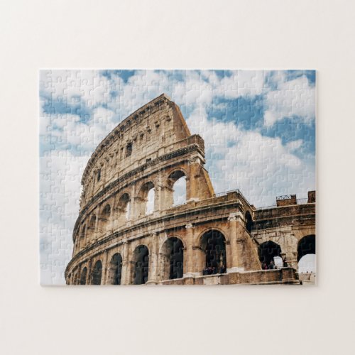 Colosseum In Rome  Iconic Italian Landmark Jigsaw Puzzle