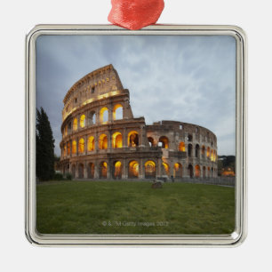 Colosseum in Rome, Italy Metal Ornament