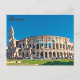 Colosseum in Rome, Italy Postcard