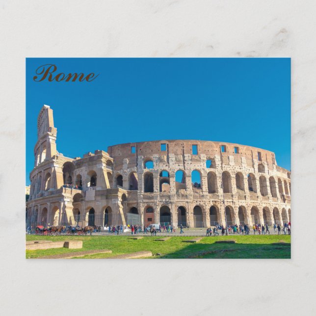 Colosseum in Rome, Italy Postcard (Front)
