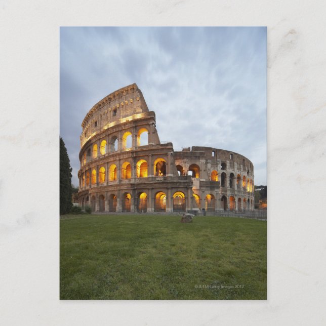 Colosseum in Rome, Italy Postcard (Front)