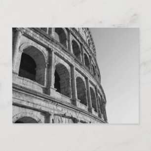 Colosseum in Rome. Monumental Roman amphitheater Postcard