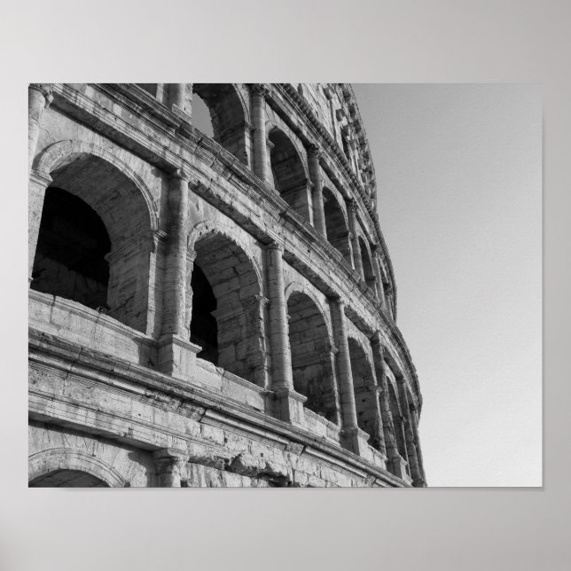 Colosseum in Rome. Monumental Roman amphitheater Poster (Front)