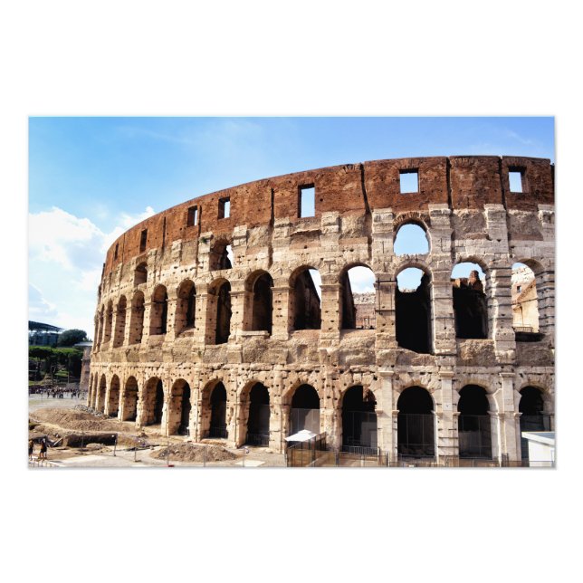 Colosseum in Rome Photo Print (Front)