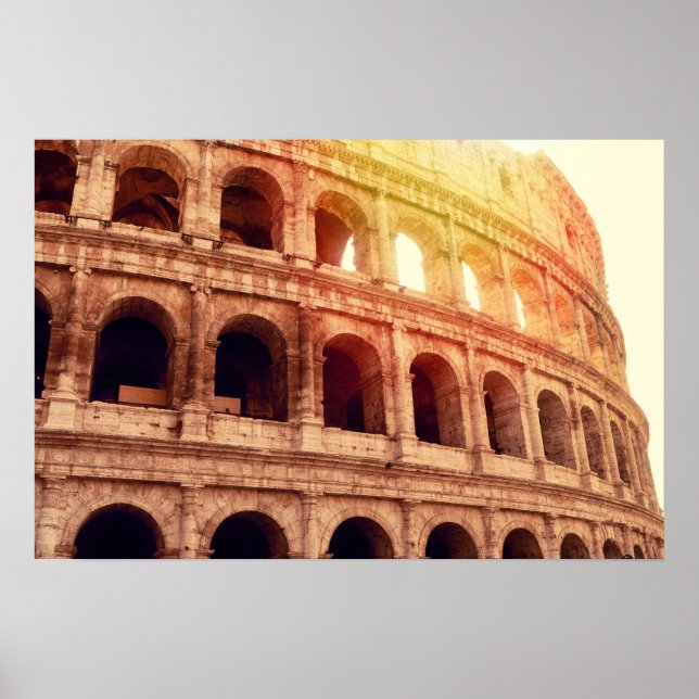 Colosseum in Rome Poster (Front)
