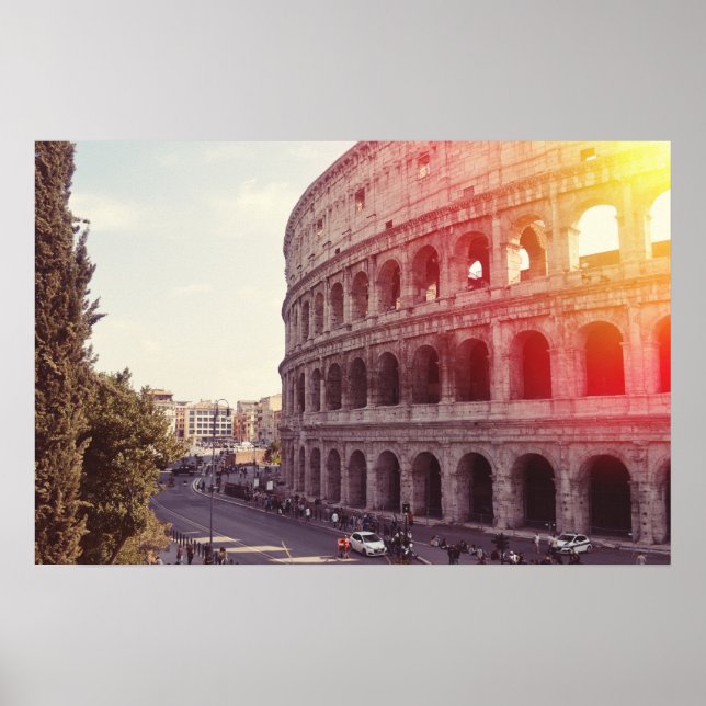 Colosseum in Rome Poster (Front)