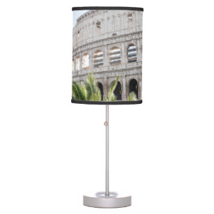 Colosseum in Rome with Palm #3 #travel #wall #art Table Lamp