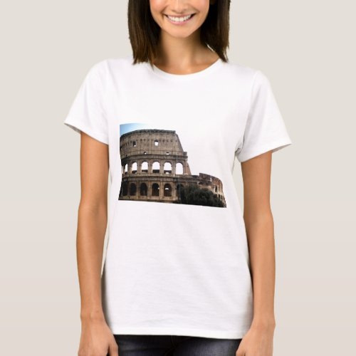 Colosseum Italian Travel Photo T_Shirt
