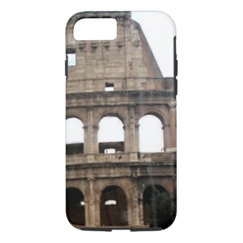 Colosseum Italian Travel Photo Tough iPhone 7 Case