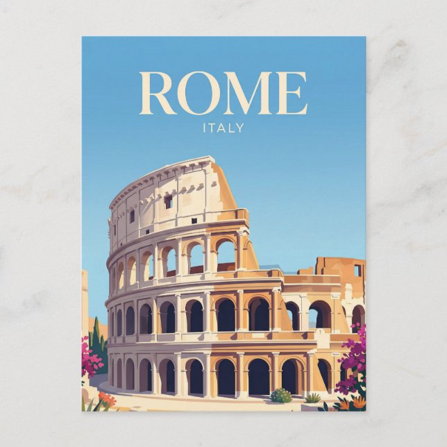 Colosseum Italy Postcard (Front)
