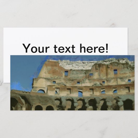 Colosseum painting, Rome (Front/Back)