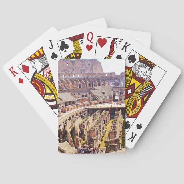 colosseum poker cards (Back)
