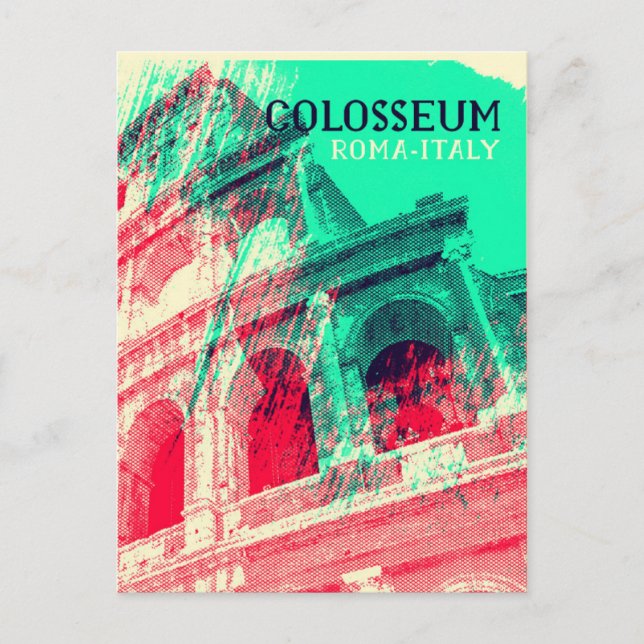 Colosseum Roma Italy Postcard (Front)
