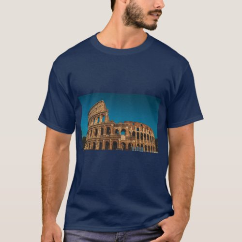 Colosseum Rome Blu T_Shirt 