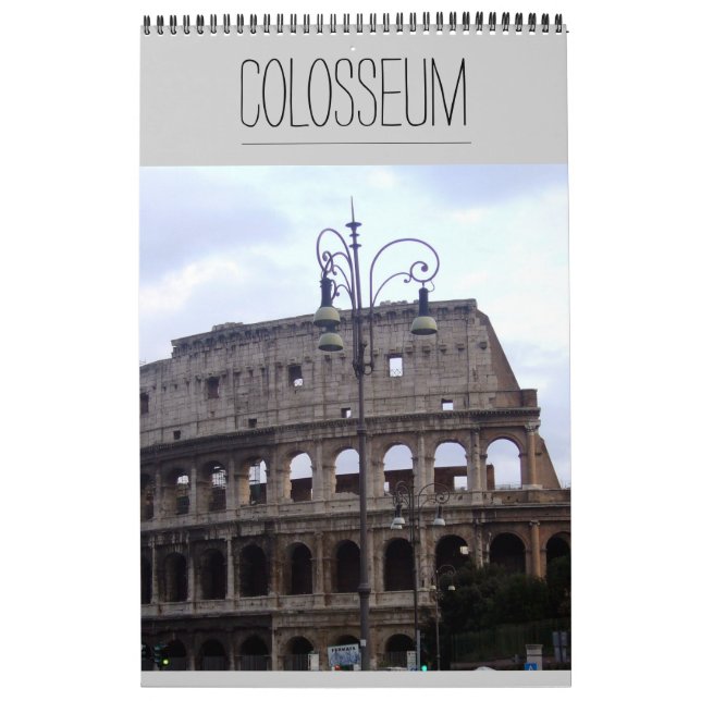 colosseum rome calendar (Cover)