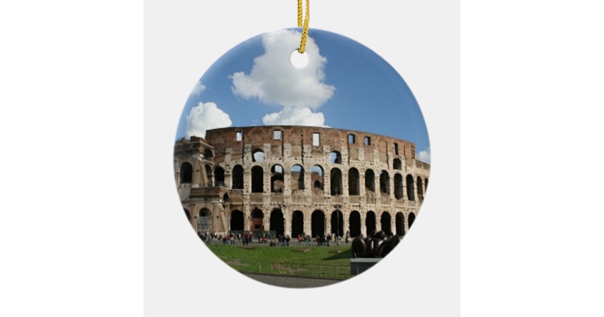 Colosseum Rome Ceramic Ornament Zazzle