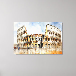 Colosseum, Rome - Italy Canvas Print