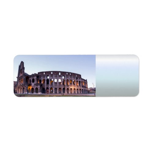 Colosseum _ Rome _ Italy Label