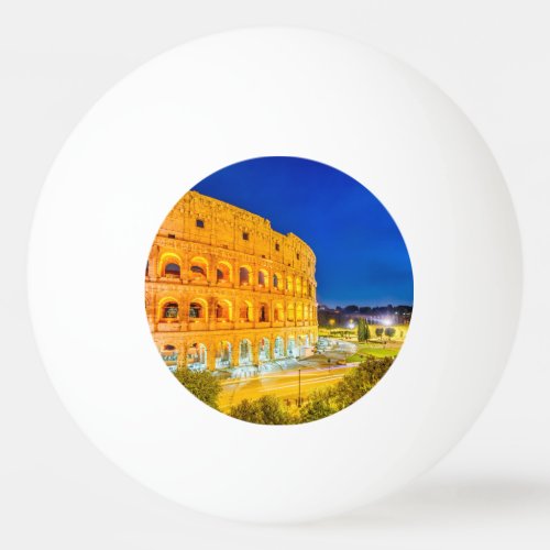 Colosseum Rome Italy Ping Pong Ball