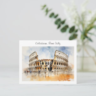 Colosseum -Rome Italy Postcard