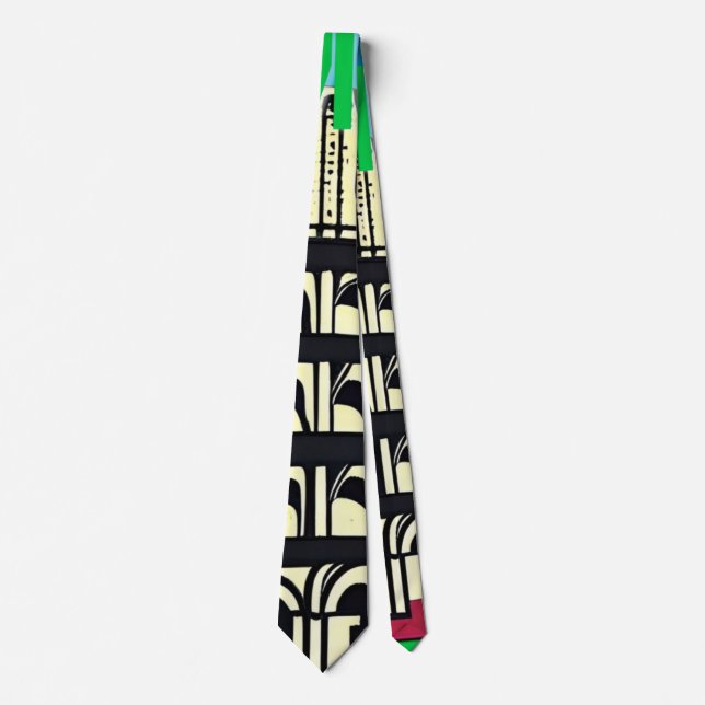 Colosseum Rome Italy   Tapestry Neck Tie (Front)