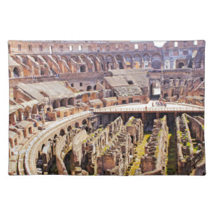 Colosseum Rome Photography Placemat